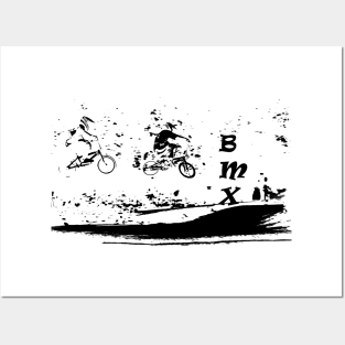 bmx racing Posters and Art